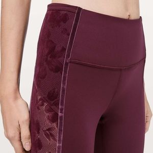 LULULEMON Wunder Under High Rise Flocked sz 10